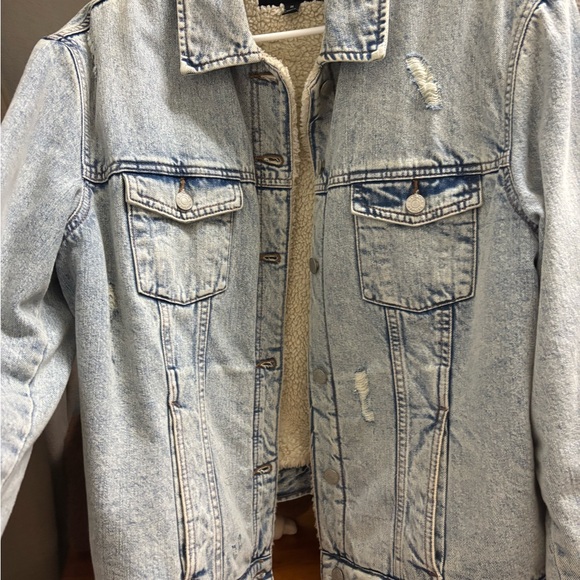 Banana Republic Factory Light Blue Jean Jacket - Picture 9 of 10